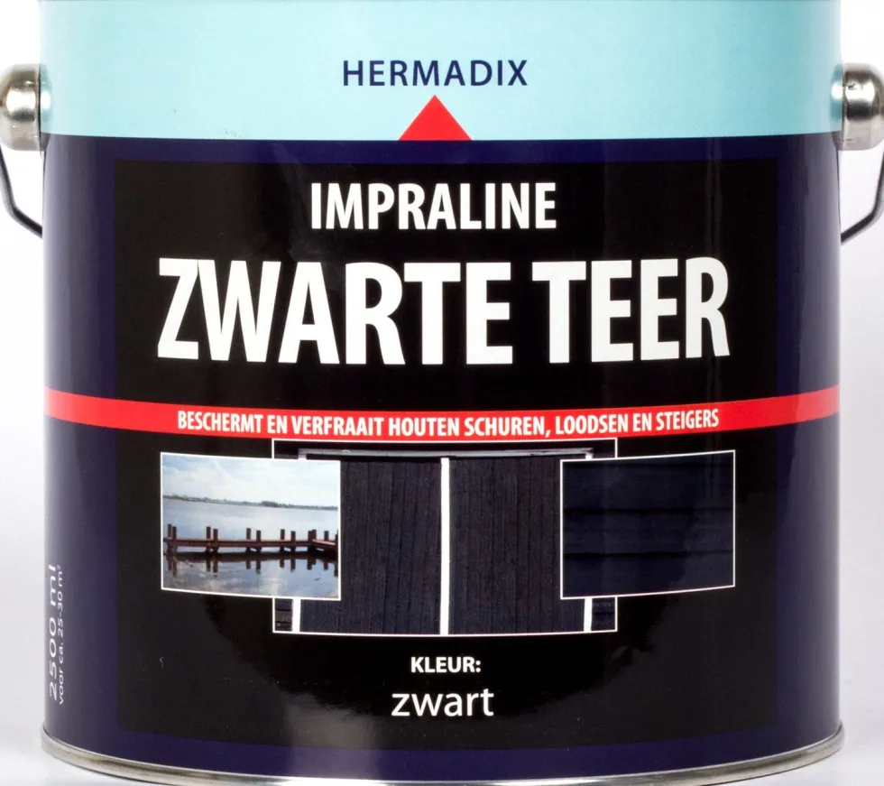 Hermadix Impraline Zwarte Teer 2,5 l