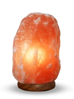 Himalaya Salt Dreams tafellamp Rock oranje D 14 H 19 cm