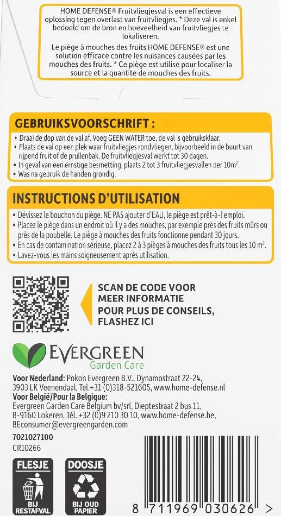 HOME DEFENSE Fruitvliegjesval