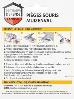 HOME DEFENSE muizenval kunstof
