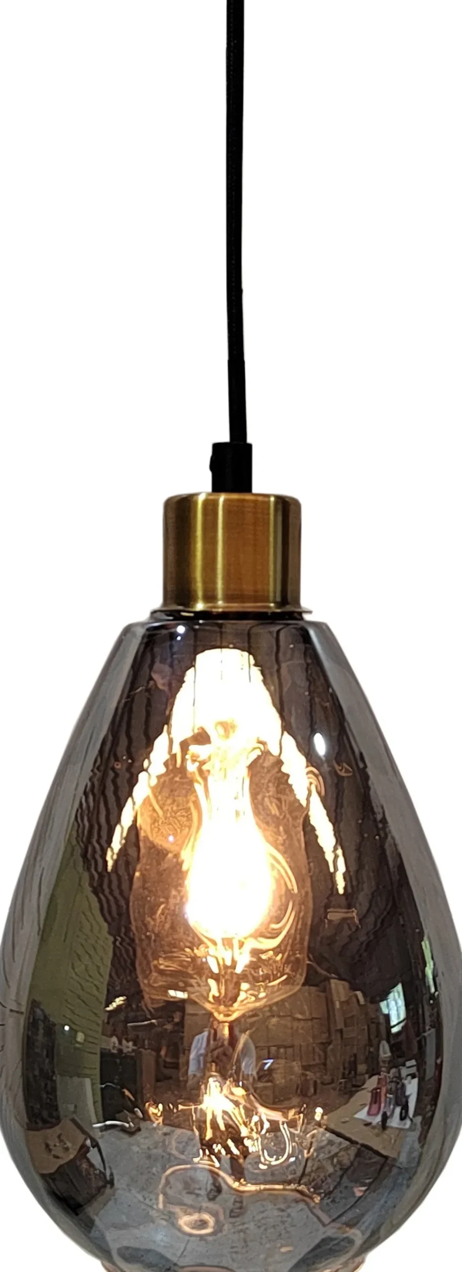 House of Nature hanglamp Brandon grijs D 15 H 26 cm