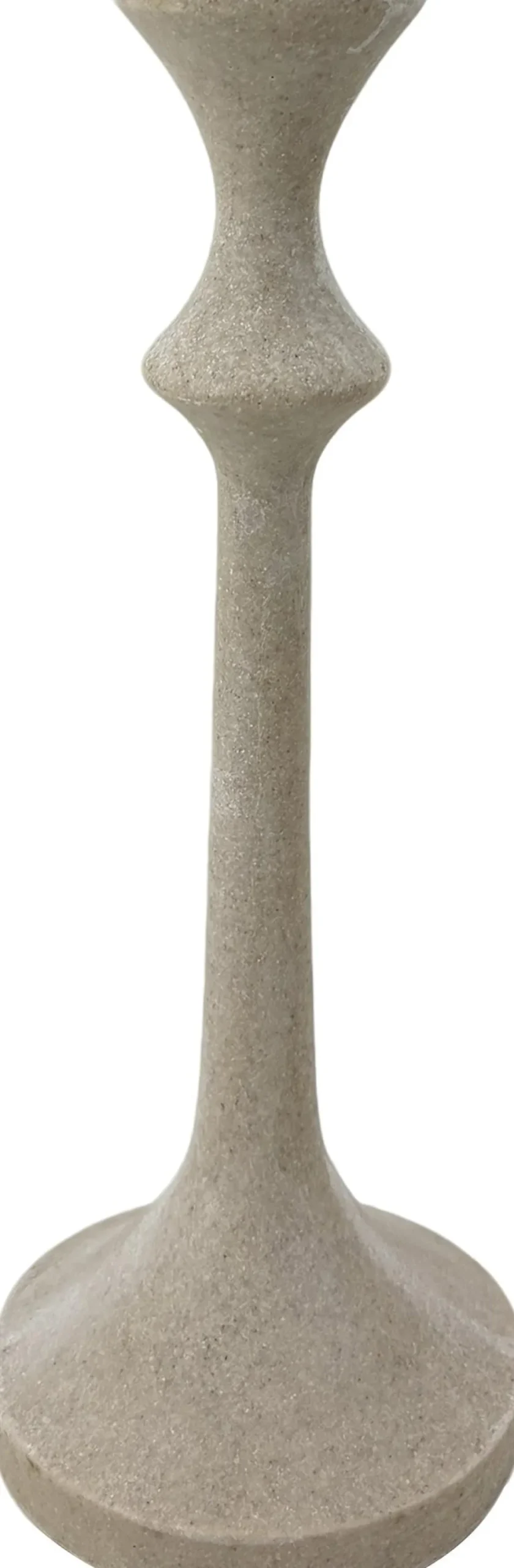House of Nature kandelaar beige 9 x 9 x 25 cm
