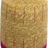 House of Nature opbergmand Castelo naturel / roze D 27 H 25 cm
