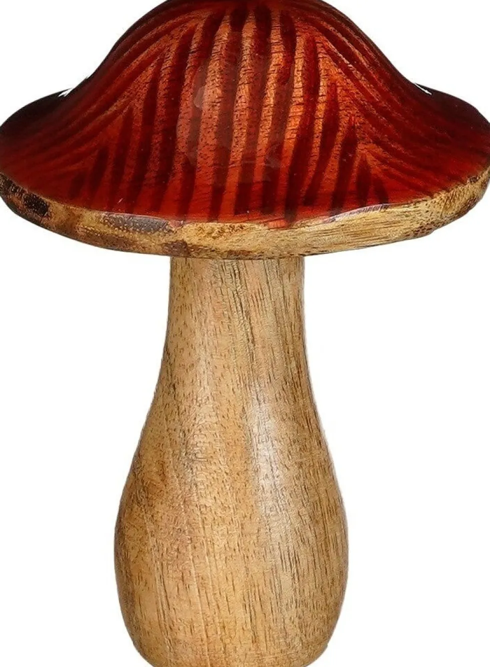 House of Seasons beeld Paddenstoel rood D 12 H 12 cm