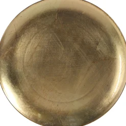 House of Seasons kerstdecoratiebord Mila D 33 cm goud