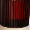 House of Seasons waxinelichthouder Cala rood D 7,5 H 9 cm
