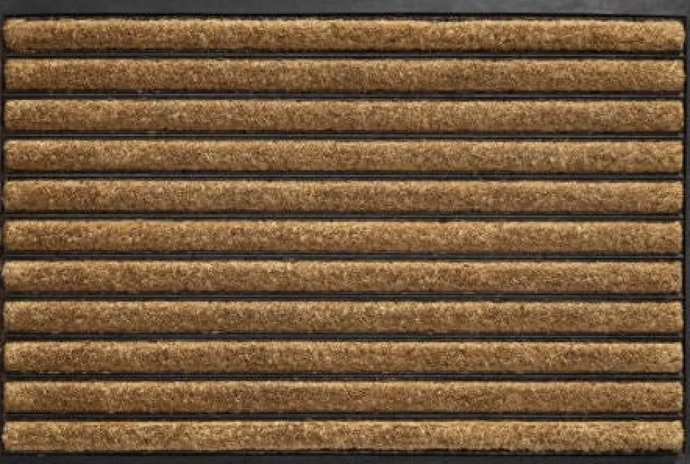 HQ Hamat deurmat Stripes Rubco naturel 60 40 cm