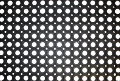 HQ Hamat rubbermat Domino zwart 60 x 40 cm