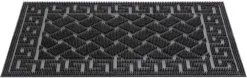HQ Hamat rubbermat Pinmix Wave zwart 60 x 40 x 1 cm