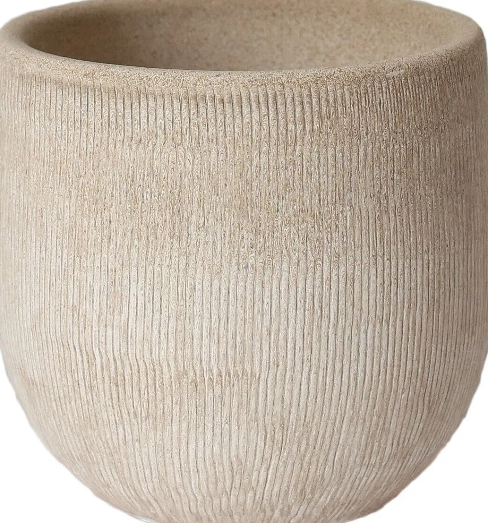 HS bloempot Miami crème D 23 H 21 cm