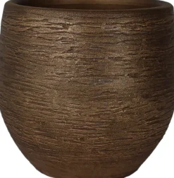HS bloempot Osaka goud D 24 H 22 cm