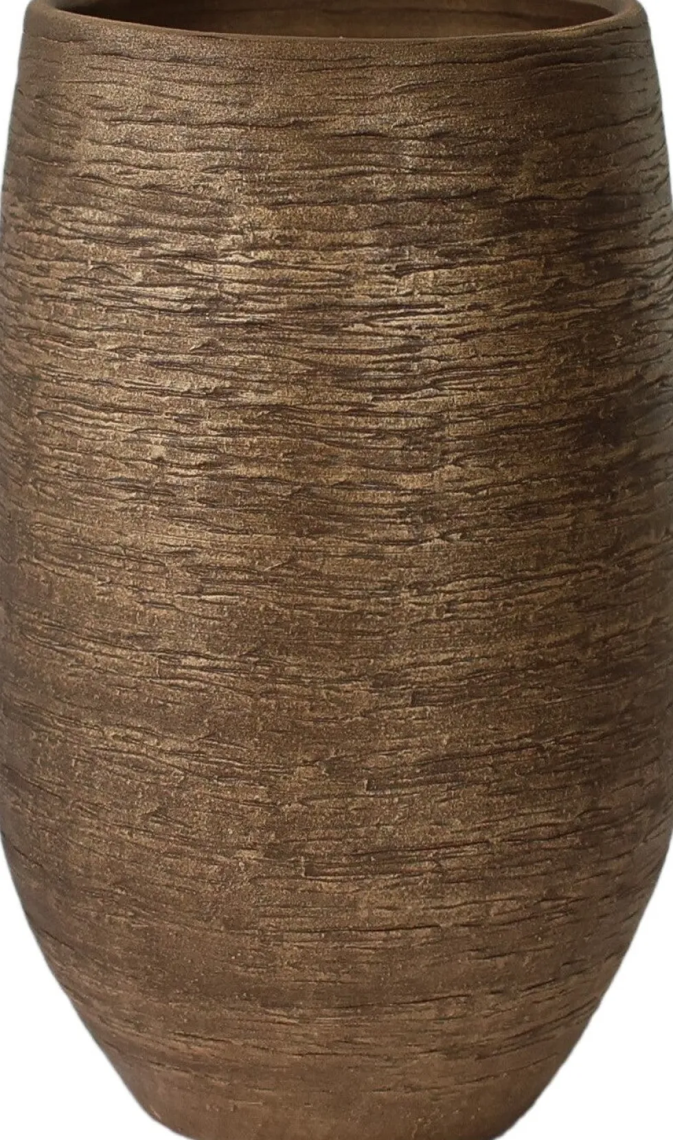 HS bloempot Osaka goud D 19 H 30 cm