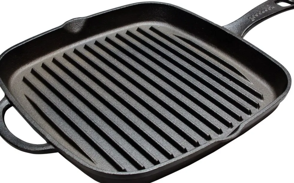 Imperial Kitchen grillpan zwart 26 x 26 x 3,5 cm