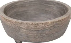 Intatuin decoratiebord Vinz naturel D 33 H 13 cm