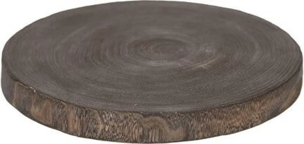 Intatuin decoratiebord Vinz naturel D 33 H 4 cm