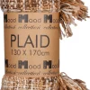 In the Mood Collection plaid Ruth bruin 170 x 130 cm