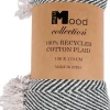 In The Mood Collection plaid Saxa groen 130 x 170 x 1 cm
