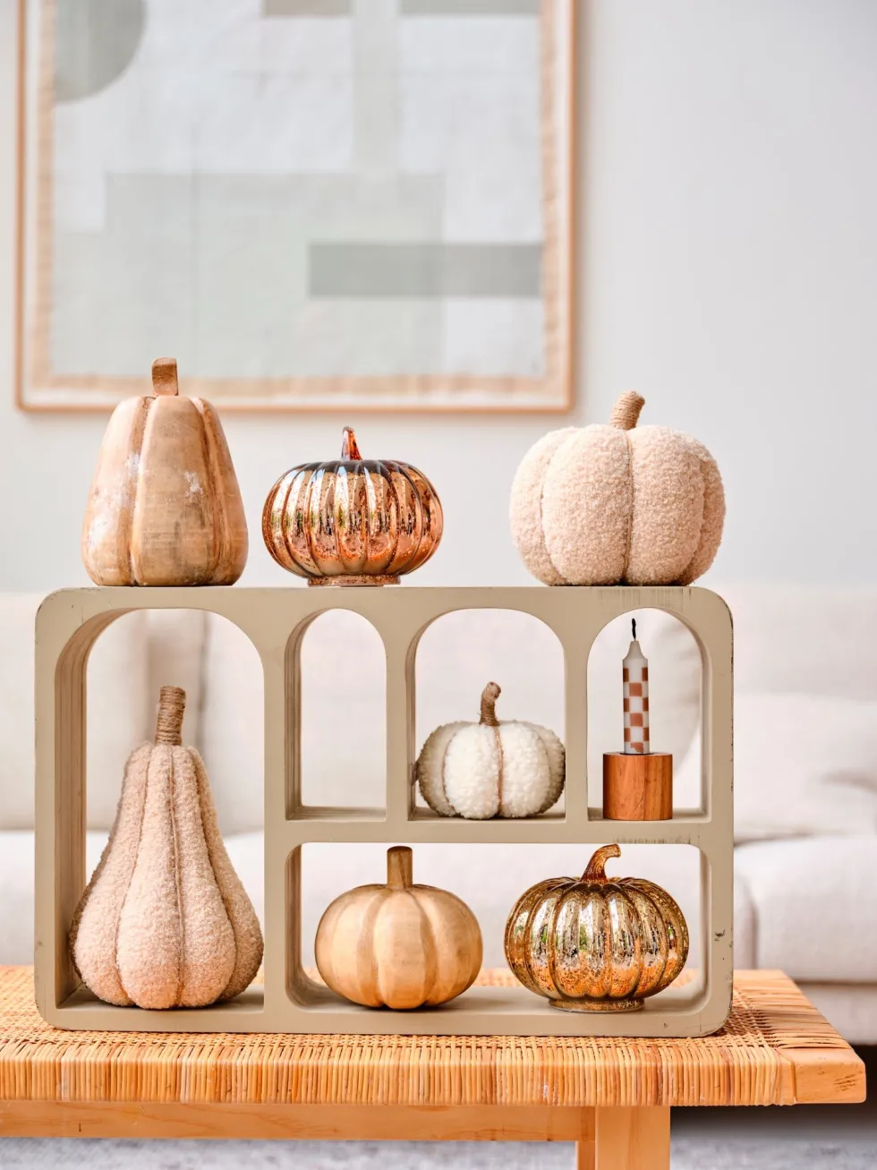 Intratuin beeld Autumn naturel D 15 H 20 cm