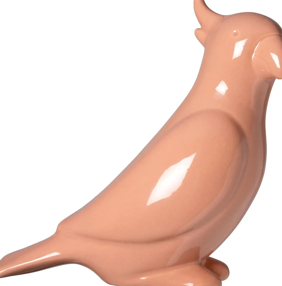 Intratuin beeld Birdie kaketoe oranje 24 x 11 x 23 cm