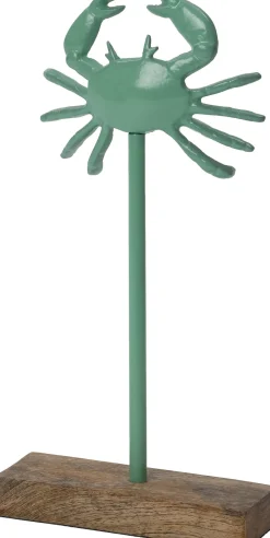 Intratuin beeld Jaba krab blauw 16 x 6 x 34 cm