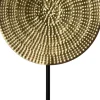 Intratuin beeld op voet Kes goud 20,5 x 14,5 x 40 cm