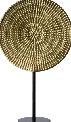Intratuin beeld op voet Kes goud 20,5 x 14,5 x 40 cm