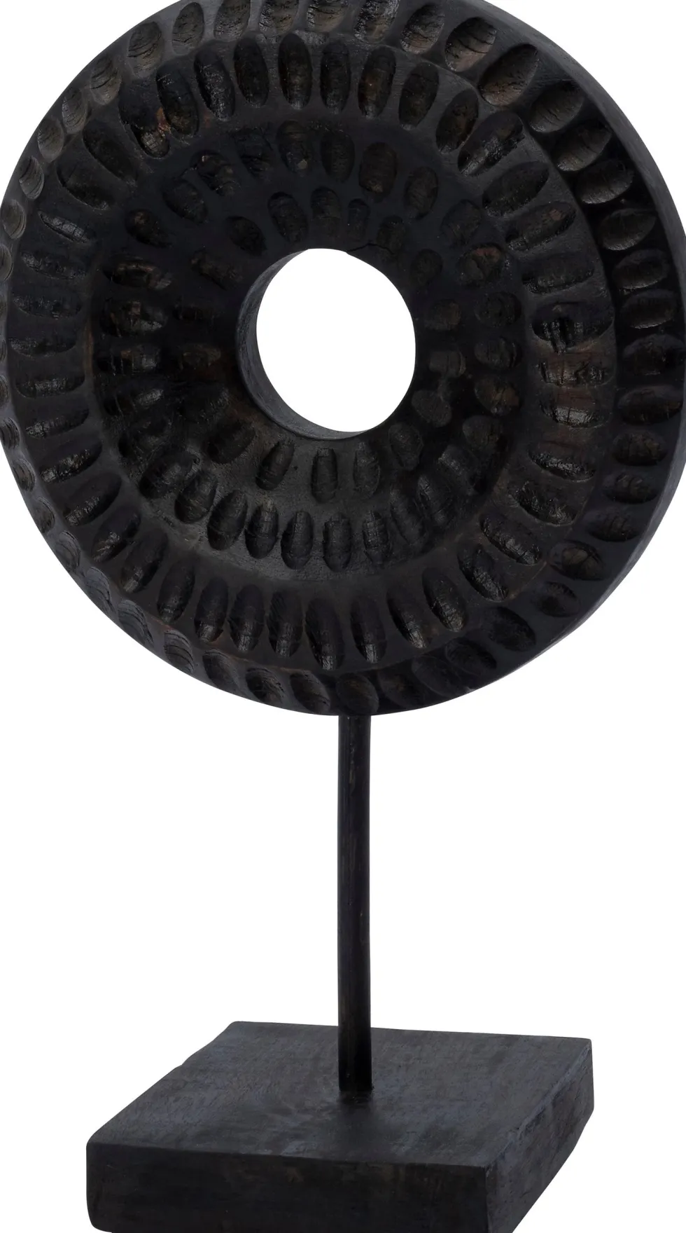 Intratuin beeld op voet Tooske zwart 18 x 7,5 x 29,5 cm