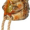 Intratuin beeld Paddenstoelhoed egel met blad 7,1 x 6,8 x 10,4 cm
