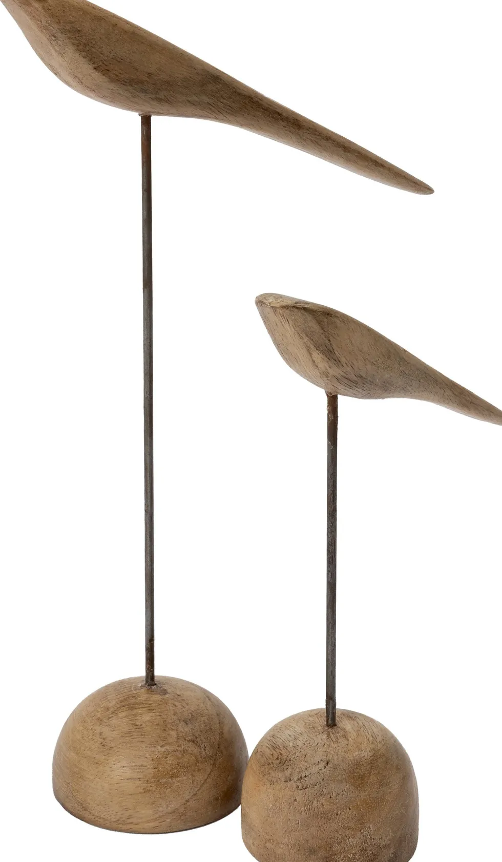 Intratuin beeld vogel naturel 12 x 6 x 18 cm