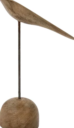 Intratuin beeld vogel naturel 12 x 6 x 18 cm