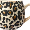 Intratuin beker Panter crème D 13,4 H 10,2 cm