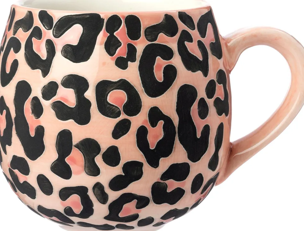 Intratuin beker Panter roze D 13,4 H 10,2 cm