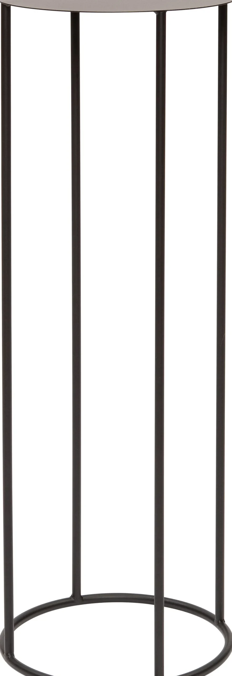 Intratuin bijzettafel Ava zwart D 25 H 70 cm