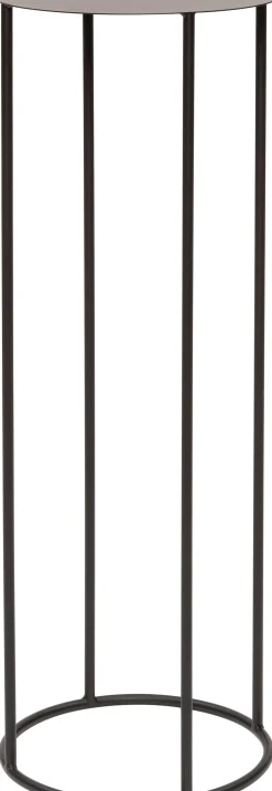 Intratuin bijzettafel Ava zwart D 22 H 60 cm