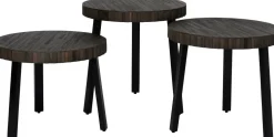 Intratuin bijzettafel Berlin naturel D 50 H 52 cm