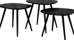 Intratuin bijzettafel Bowi zwart 46 x 41 x 42 cm