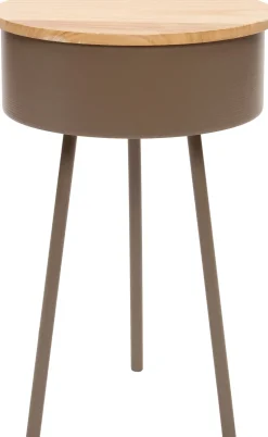 Intratuin bijzettafel Coco grijs D 32 H 50 cm