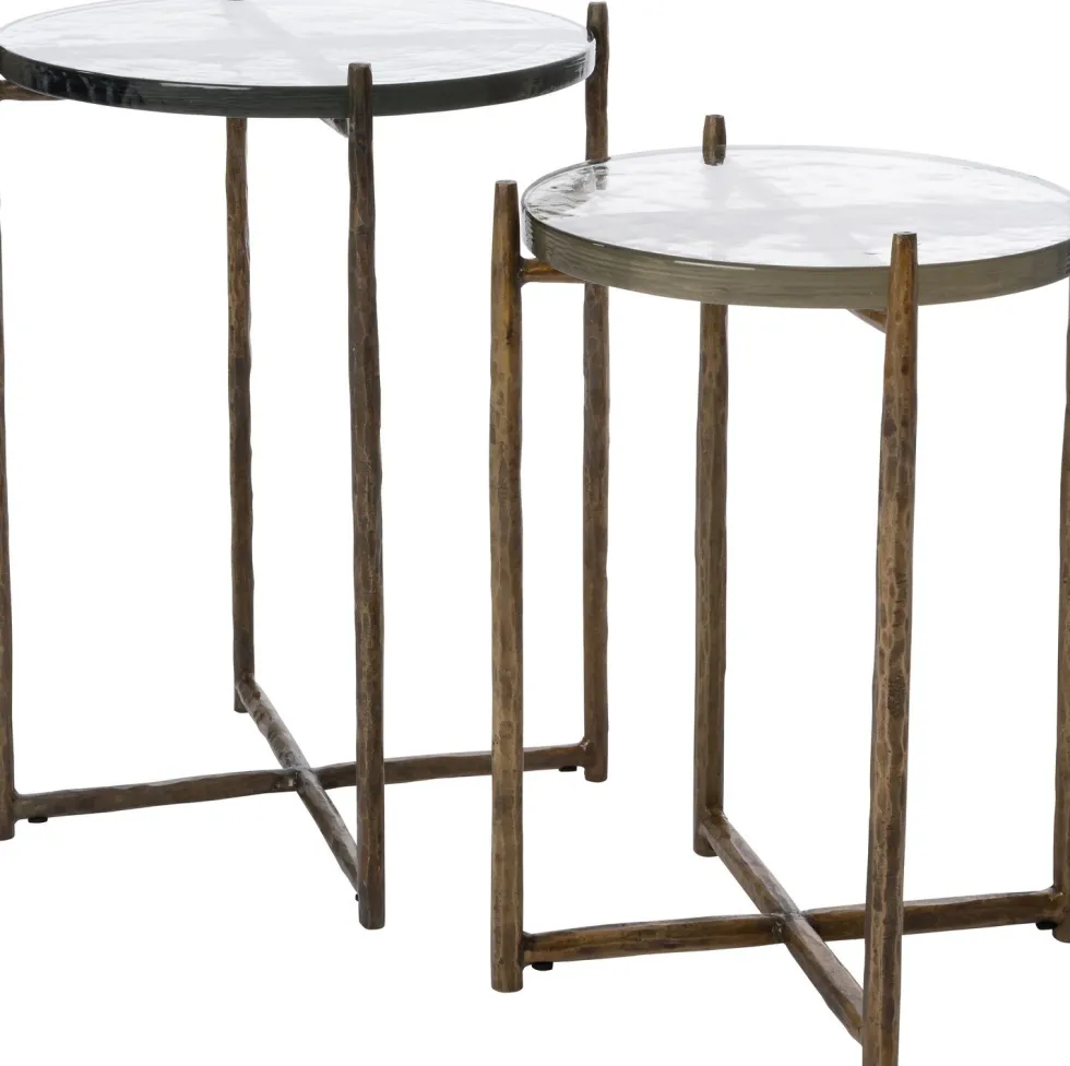 Intratuin bijzettafel Ebe brons 34 x 34 x 45 cm