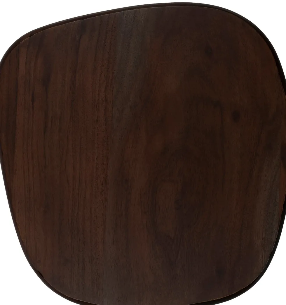 Intratuin bijzettafel Flyn bruin / grijs 36 x 35 x 41 cm