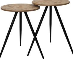 Intratuin bijzettafel Jeb naturel D 40 H 58 cm