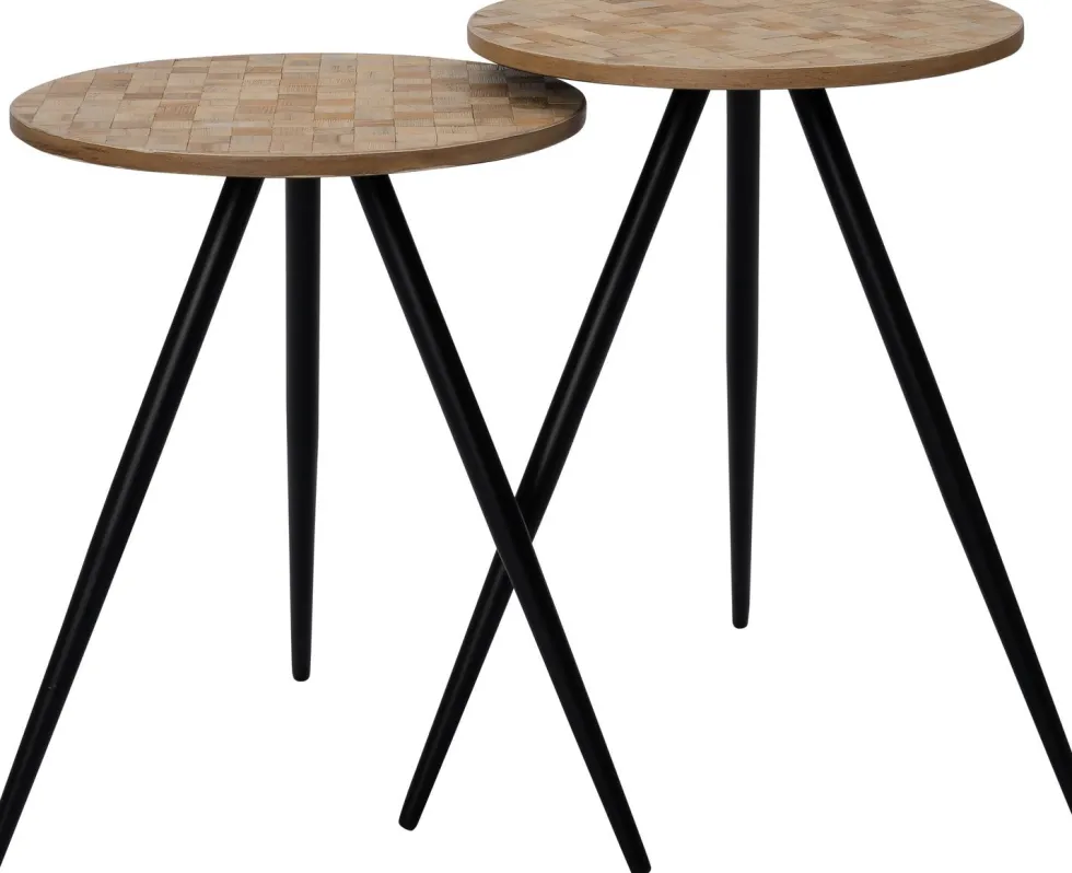 Intratuin bijzettafel Jeb naturel D 40 H 58 cm