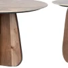 Intratuin bijzettafel Jordi bruin / naturel D 40 H 42 cm
