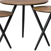 Intratuin bijzettafel Keiss naturel / zwart D 40 H 45 cm