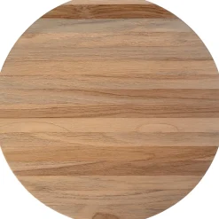 Intratuin bijzettafel Keiss naturel / wit D 45 H 40 cm