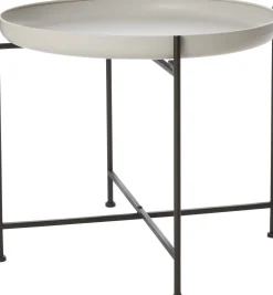 Intratuin bijzettafel Kuni zilver D 51 x H 45 cm