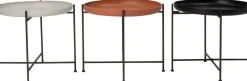 Intratuin bijzettafel Kuni zwart D 51 x H 45 cm