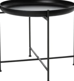 Intratuin bijzettafel Kuni zwart D 51 x H 45 cm