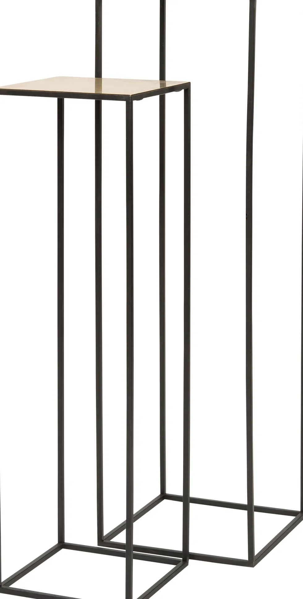 Intratuin bijzettafel Luc zwart 30 x 30 x 100 cm