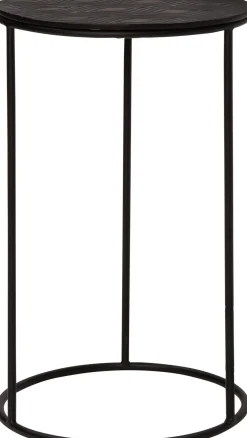 Intratuin bijzettafel Milou zwart D 35 H 50 cm