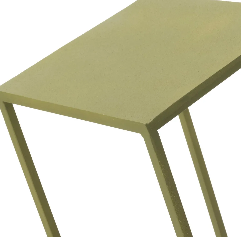 Intratuin bijzettafel Roel groen 22 x 22 x 90 cm